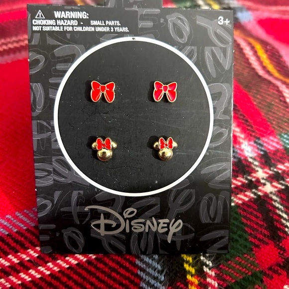 Disney Jewelry - Disney Minnie Mouse Earrings NWT